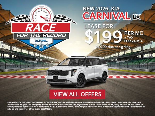 New 2026 Kia Carnival LX
